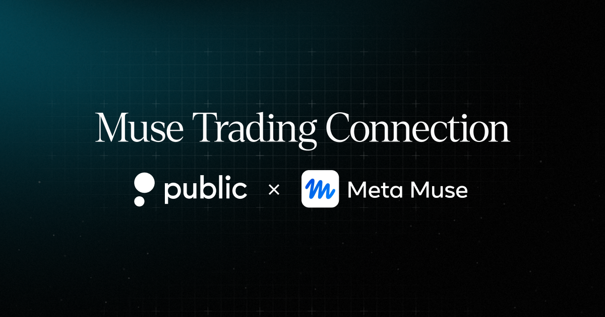 Public and Meta Muse trading connector