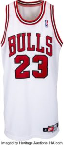 1997-1998 Michael Jordan Game-Worn & Signed Chicago Bulls Jersey