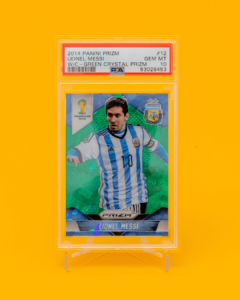 Lionel Messi 2014 Panini Prizm World Cup Soccer Card