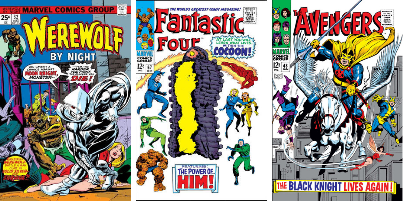 Werewolf By Night, Fantastic Four #67, Avengers #48