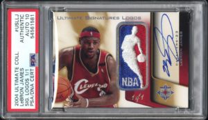 2003 Upper Deck Ultimate Collection Lebron James (Autograph) #127, Lot  #58715