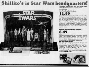 Kenner Star Wars toys ad