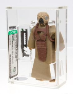 AFA graded, sealed Star Wars action figure