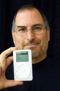 Steve Jobs with iPod 2001