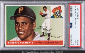 1955 Topps Roberto Clemente Rookie Card #164