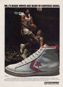 70s Converse Pro ad featuring Dr. J.