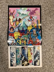 X-Men 1 Special Collector's Edition comic foldout