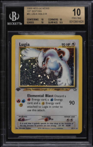 2000 Pokémon Neo Genesis 1st Edition Holo Lugia