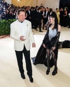 Grimes and Elon Musk at the 2018 Met Gala Shutterstock 1098244910 1