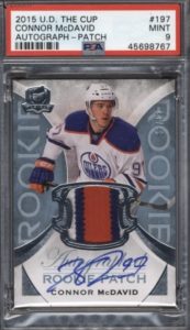 2015 Upper Deck The Cup Connor McDavid Rookie Card #197