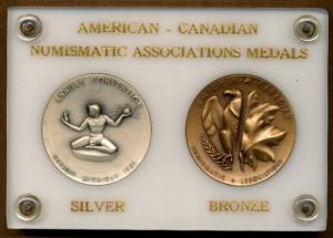 1962 ANA-CNA Convention Medal Set.