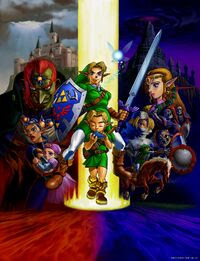 Legend of Zelda: Ocarina of Time poster