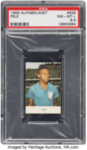 1958 Alifabolaget Pele Rookie Card #635