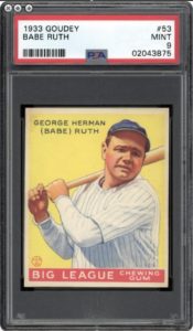 1933 Goudey Babe Ruth #53