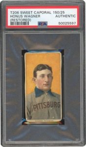 Sweet Caporal 1909-1991 T206 Honus Wagner card