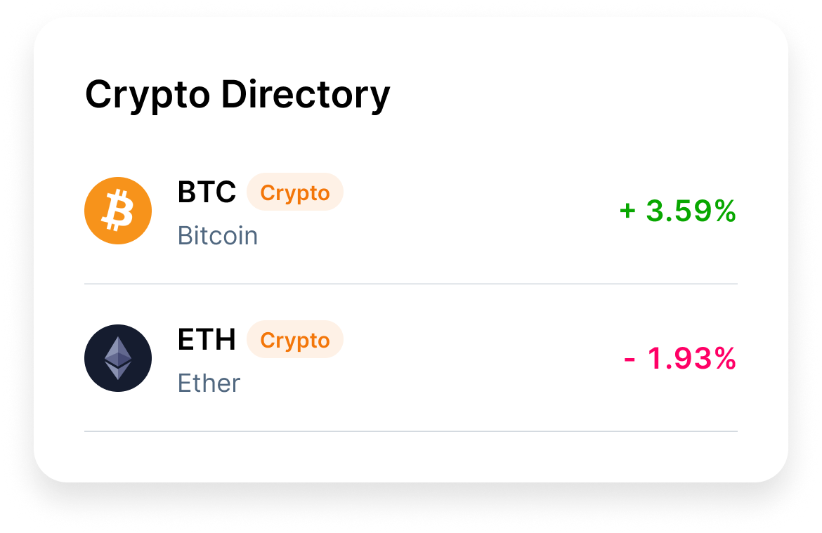 Explore Our Growing Crypto Collection