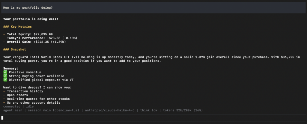 Connected To Public Via The Official Agent